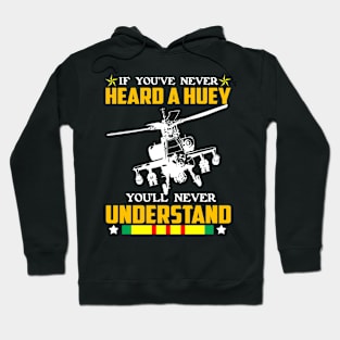 If You've Never Heard A Huey You'll Never Understand Costume Gift Hoodie